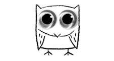 Owl logo animation